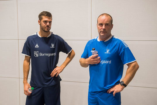 Geir Bakke, head coach of Sarpsborg 08, and Joachim