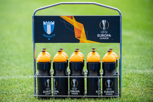 Water bottles of Malmö FF