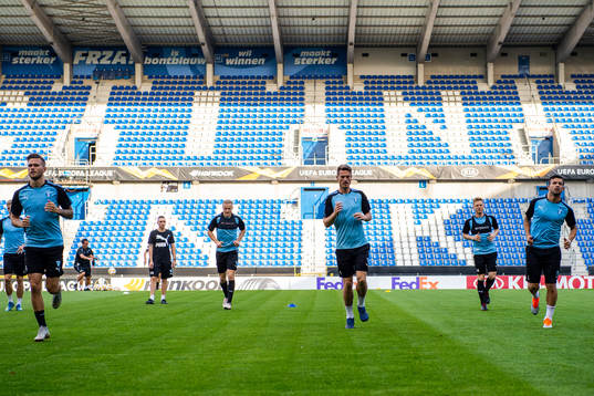 Behrang Safari and Markus Rosenberg Malmö FF