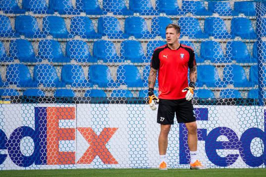 Goalkeeper Johan Dahlin of Malmö FF