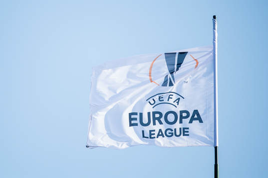 A flag of Europa League