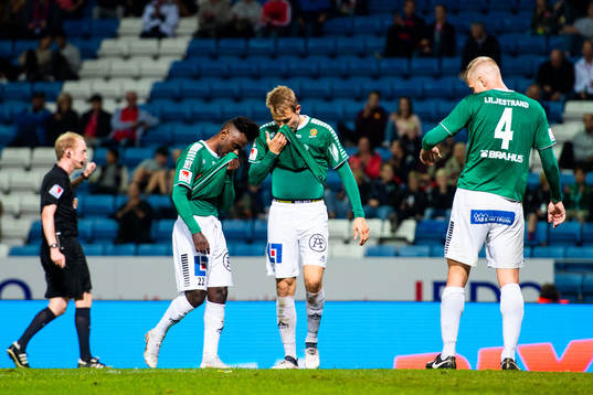 Brages Alexander Zetterström och Kristian Andersen  deppar