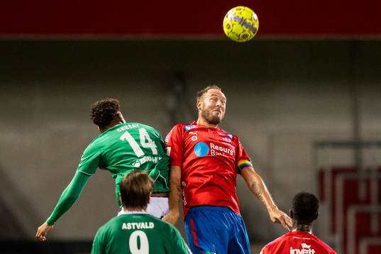 Helsingborgs Andreas Granqvist och Brages Joseph Ceesay