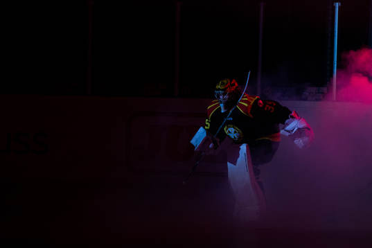 Brynäs målvakt Ellen Jonsson gör entré innan