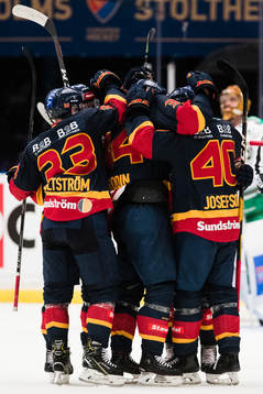 Djurgårdens Linus Hultström, Daniel Brodin och Jacob