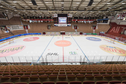 NHK Arena innan ishockeymatchen i SHL mellan Timrå och