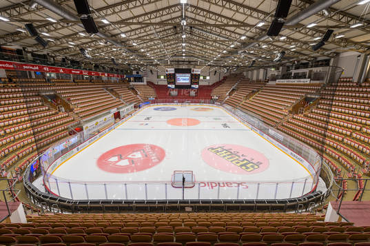 NHK Arena innan ishockeymatchen i SHL mellan Timrå och