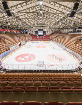 NHK Arena innan ishockeymatchen i SHL mellan Timrå och
