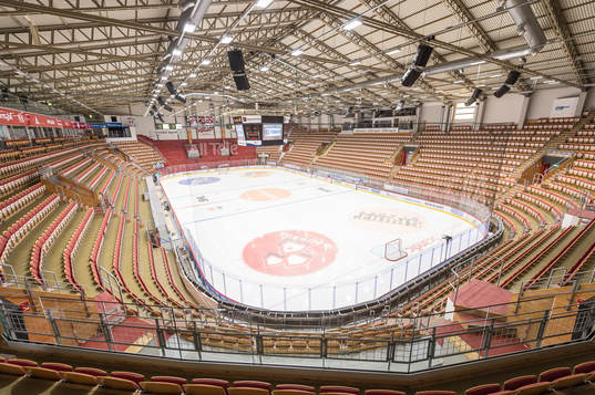 NHK Arena innan ishockeymatchen i SHL mellan Timrå och