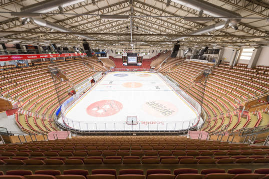 NHK Arena innan ishockeymatchen i SHL mellan Timrå och