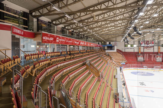 NHK Arena innan ishockeymatchen i SHL mellan Timrå och
