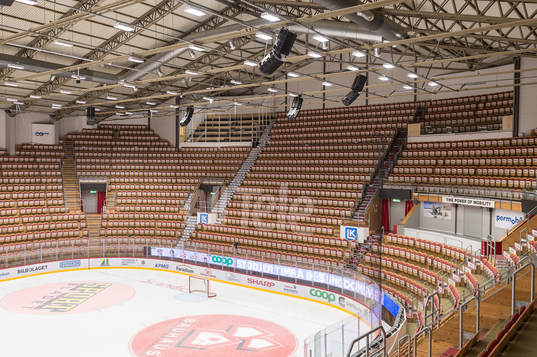 NHK Arena innan ishockeymatchen i SHL mellan Timrå och