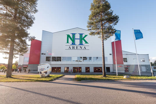 NHK Arena innan ishockeymatchen i SHL mellan Timrå och