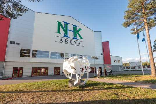NHK Arena innan ishockeymatchen i SHL mellan Timrå och