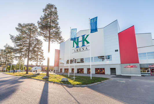NHK Arena innan ishockeymatchen i SHL mellan Timrå och