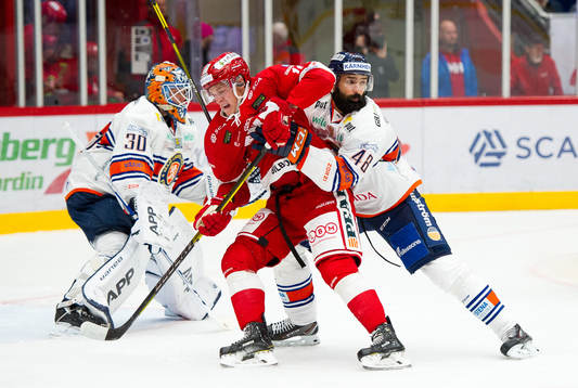 Timrås Henrik Törnqvist och Växjös Daniel Rahimi