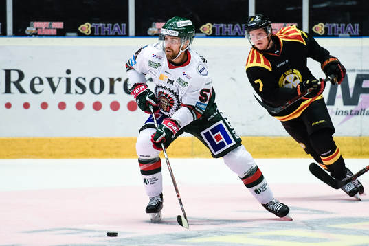 Frölundas Jonathan Sigalet och Brynäs Daniel Kristo