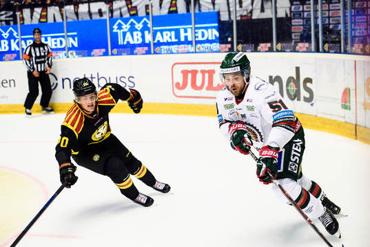 Frölundas Mats Rosseli Olsen och Brynäs Marcus Westfält