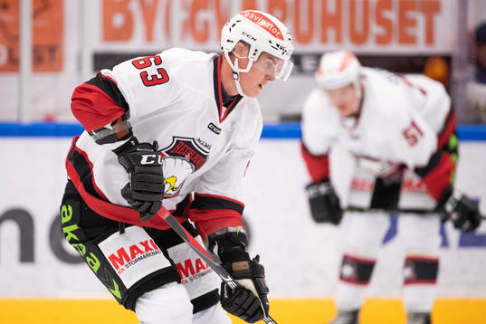 Malmö Redhawks Fredrik Händemark  i ishockeymatchen i SHL