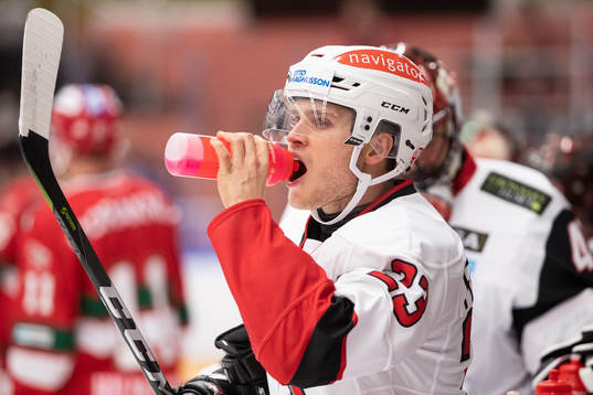 Malmö Redhawks Christoffer Forsberg  i ishockeymatchen i