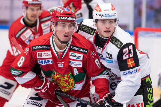 Malmö Redhawks Christoffer Forsberg och Moras Robin