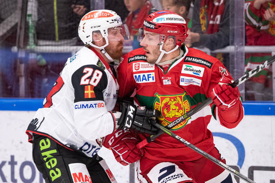 Malmö Redhawks Jens Olsson Moras Michael Keränen  i