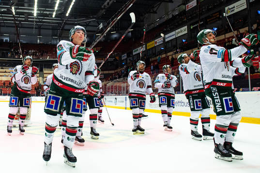 Frölundas Oliwer Fjällström och Sebastian Stålberg