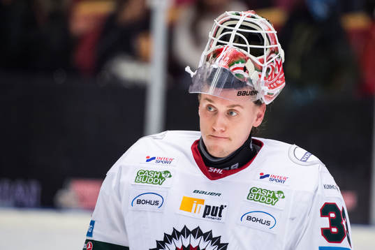 Frölundas målvakt Johan Mattsson