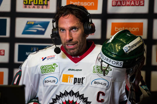 Frölundas Joel Lundqvist i en intervju