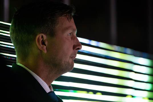 Färjestads tränare Johan Pennerborn