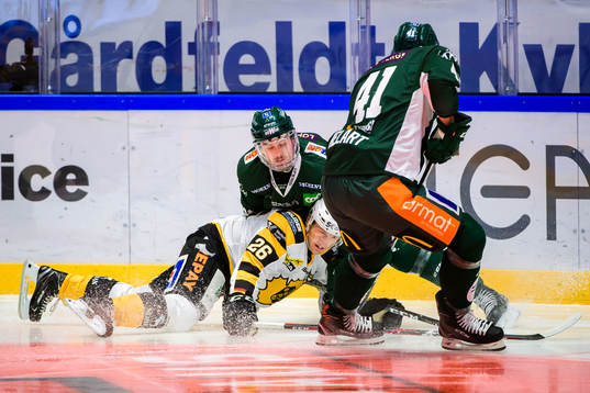 Skellefteås Patrik Norén och Färjestads Linus Johansson