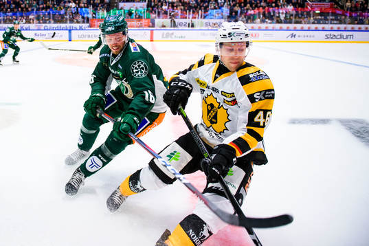 Färjestads Alexander Johansson och Skellefteås Mathis
