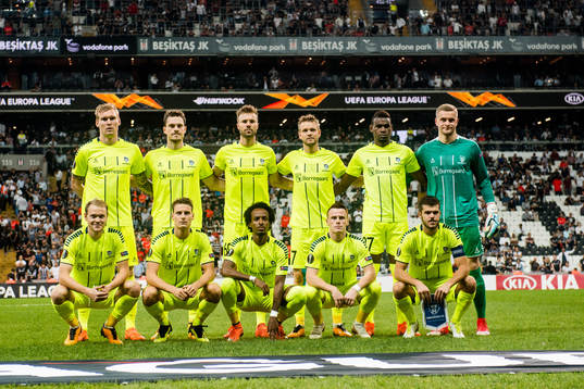 Joonas Tamm (2nd row), Jørgen Horn, Patrick Mortensen, Ole