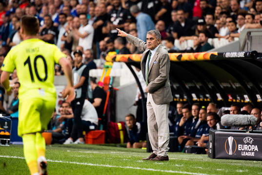 Senol Günes, head coach of Besiktas