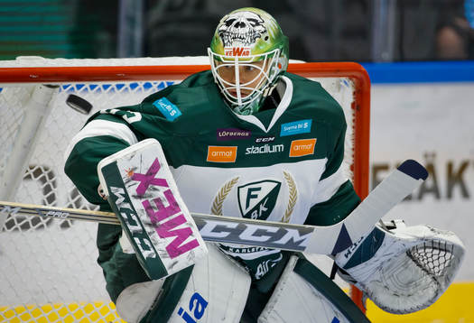 Färjestads målvakt Markus Svensson
