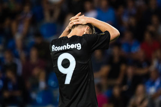 Markus Rosenberg of Malmö FF looks dejected