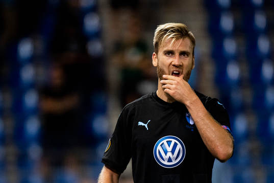 Rasmus Bengtsson looks dejected