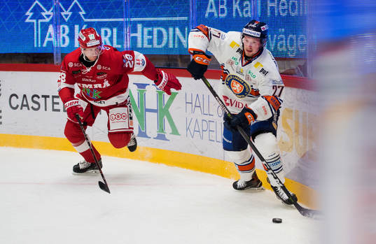 Timrås Hampus Larsson och Växjös Martin Lundberg
