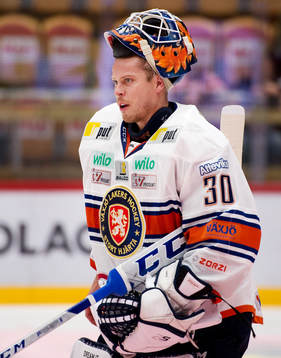 Växjös målvakt Viktor Fasth