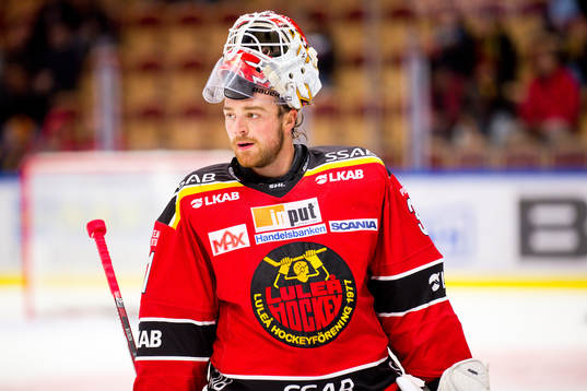 Luleås målvakt Niklas Rubin