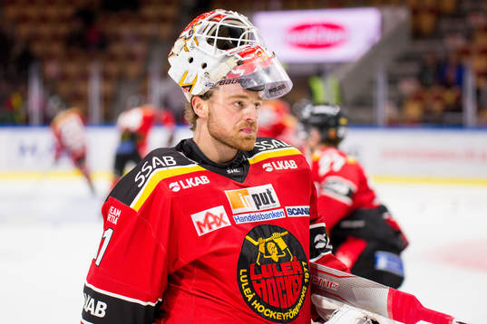 Luleås målvakt Niklas Rubin