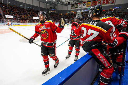 Luleås Emil Larsson jublar