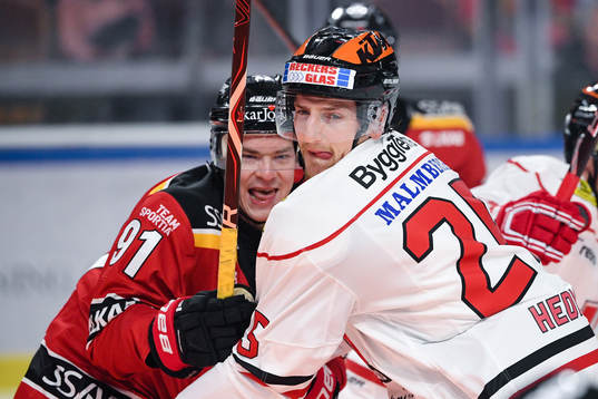 Luleås Austin Farley och Örebros Anton Hedman