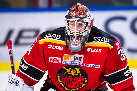 Luleås målvakt Joel Lassinatti