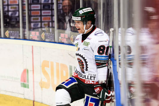 Frölundas Ryan Lasch jublar