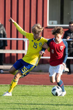 Sveriges Holger Olsson och Norges Kristian Malt Arnstad i