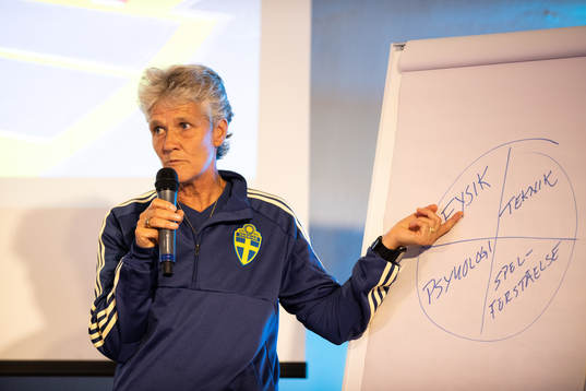 Sveriges förbundskapten Pia Sundhage