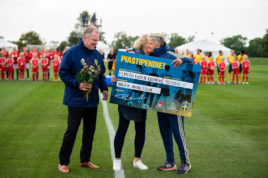 Svenska fotbollsförbundets ordförande Karl-Erik Nilsson