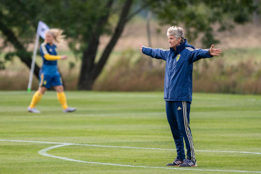 Sveriges förbundskapten Pia Sundhage
