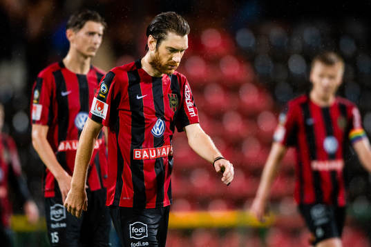 Brommapojkarnas Markus Gustafsson deppar